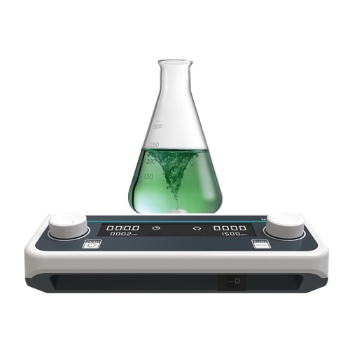 Ciblanc Portable Laboratory Magnetic Stirrer Mixer with Cross Type Stir Bar  Max. Stirring Capacity 50ml Batteries Operated Experiment Equipments 