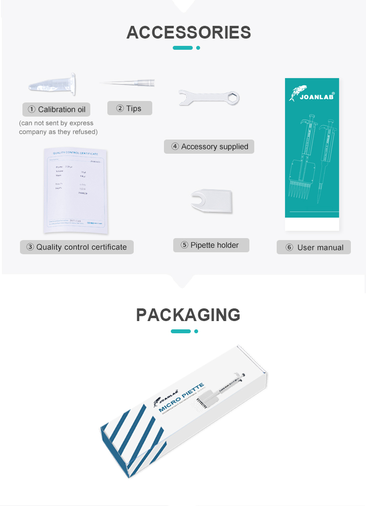 JOANLAB Manual adjustable 8-12 channel multichannel pipette